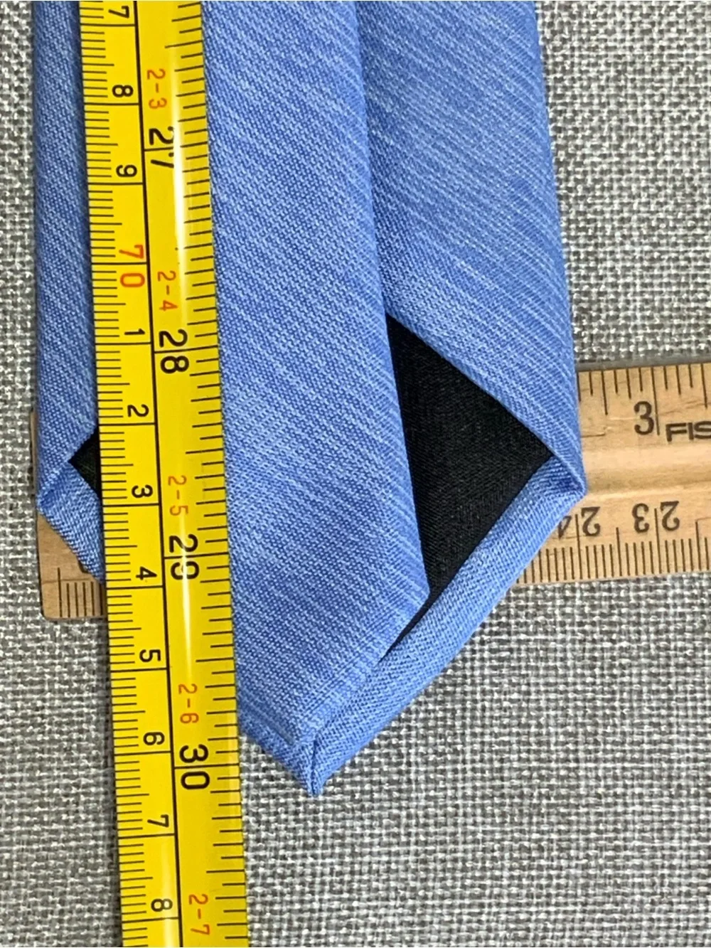 Goodfellow Light Blue Narrow Linen Look Tie